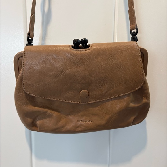 Aunts and Uncles Tan Crossbody Bag - Picture 3 of 6
